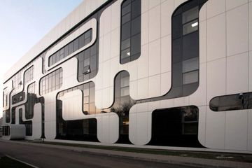 фасады из алюминиевых композитных панелей